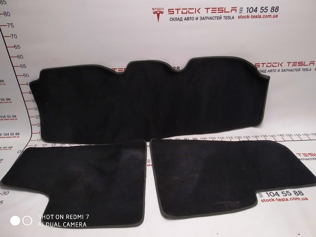 5 인테리어 바닥 매트 세트(후면 고무마감) Tesla model S, model S REST 1047686-00-C